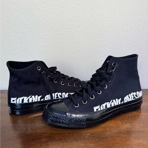 Black High-Top converse all star fucking awesome